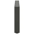 Pieds de table basse anthracite 2 pcs 60x(30-31) cm acier
