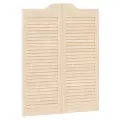 Portes battantes à persiennes 1paire 100x80 cm bois massif Pin