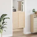 Portes battantes à persiennes 1paire 100x80 cm bois massif Pin