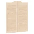 Portes battantes à persiennes 1paire 100x80 cm bois massif Pin