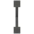 Pieds de table basse forme de X 2 pcs anthracite 60x(30-31) cm