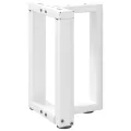 Pieds de table basse forme de T 2 pcs 38x25x(42-43) cm acier