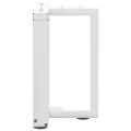 Pieds de table basse forme de T 2 pcs 38x25x(42-43) cm acier
