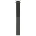 Pieds de table à manger forme de X 2 pcs 50x(72-73) cm acier