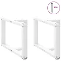 Pieds de table basse forme de T 2 pcs 60x25x(42-43) cm acier