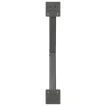 Pieds de table à manger forme de X 2 pcs 70x(72-73) cm acier