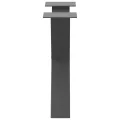 Pieds de table basse forme de X 2 pcs anthracite 50x(42-43) cm