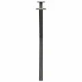 Pieds de table à manger forme de X 2 pcs 90x(72-73) cm acier