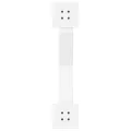 Pieds de table basse forme de X 2 pcs blanc 70x(30-31) cm acier