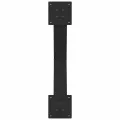 Pieds de table basse forme de X 2 pcs noir 70x(42-43) cm acier