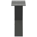 Pieds de table basse forme de X 2 pcs anthracite 30x(30-31) cm
