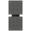 Pieds de table basse forme de X 2 pcs anthracite 30x(30-31) cm