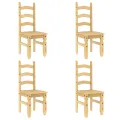 Ensemble à manger Panama 5 pcs bois de pin massif