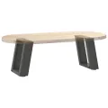 Pieds de table basse forme de U 2 pcs anthracite 30x(30-31) cm