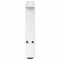 Pieds de table basse forme de A 2 pcs blanc 30x(30-31) cm acier