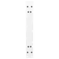 Pieds de table basse forme de A 2 pcs blanc 60x(30-31) cm acier