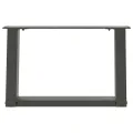 Pieds de table basse forme de U 2 pcs anthracite 50x(30-31) cm