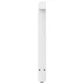 Pieds de table basse forme de A 2 pcs blanc 90x(72-73) cm acier