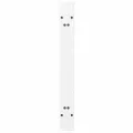 Pieds de table basse forme de A 2 pcs blanc 90x(72-73) cm acier