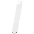 Pieds de table basse forme de U 2 pcs blanc 50x(42-43) cm acier