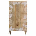 Buffet 40x33,5x75 cm bois de manguier massif