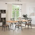 Pieds de table à manger forme de V 3 pcs blanc 90x(72-73,3) cm