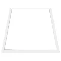 Pieds de table à manger forme de V 3 pcs blanc 90x(72-73,3) cm