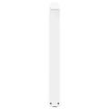 Pieds de table à manger forme de V 3 pcs blanc 90x(72-73,3) cm