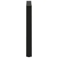 Pieds de table à manger forme de V 2 pcs noir 80x(72-73,3) cm