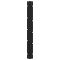 Pieds de table à manger forme de V 2 pcs noir 80x(72-73,3) cm
