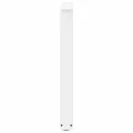 Pieds de table à manger forme de V 3 pcs blanc 70x(72-73,3) cm