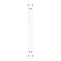 Pieds de table à manger forme de V 3 pcs blanc 70x(72-73,3) cm