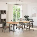 Pieds de table à manger forme V 2 pcs anthracite 70x(72-73,3)cm