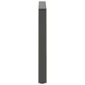 Pieds de table à manger forme V 2 pcs anthracite 70x(72-73,3)cm