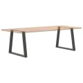 Pieds de table à manger forme V 2 pcs anthracite 70x(72-73,3)cm
