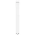 Pieds de table à manger forme V 2pcs blanc 60x(72-73,3)cm acier