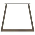 Pieds de table à manger forme de V 2 pcs 80x(72-73,3) cm acier