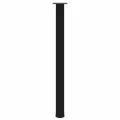 Pieds de table basse noir 4 pcs 110-112 cm acier
