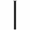 Pieds de table basse noir 4 pcs 110-112 cm acier