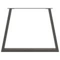 Pieds de table à manger forme de V 3 pcs 100x(72-73,3) cm acier