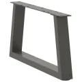 Pieds de table à manger forme V 2 pcs anthracite 50x(30-31,3)cm