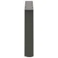 Pieds de table à manger forme V 2 pcs anthracite 50x(30-31,3)cm