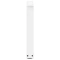 Pieds de table à manger forme V 2pcs blanc 60x(42-43,3)cm acier