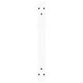 Pieds de table à manger forme V 2pcs blanc 60x(42-43,3)cm acier