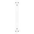 Pieds de table à manger forme V 2pcs blanc 50x(42-43,3)cm acier