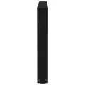 Pieds de table à manger forme V 2 pcs noir 70x(42-43,3)cm acier