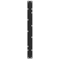 Pieds de table à manger forme V 2 pcs noir 70x(42-43,3)cm acier