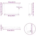 Pieds de table à manger forme V 2 pcs noir 70x(42-43,3)cm acier
