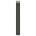 Pieds de table à manger en forme de V 2 pcs anthracite acier