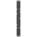 Pieds de table à manger en forme de V 2 pcs anthracite acier